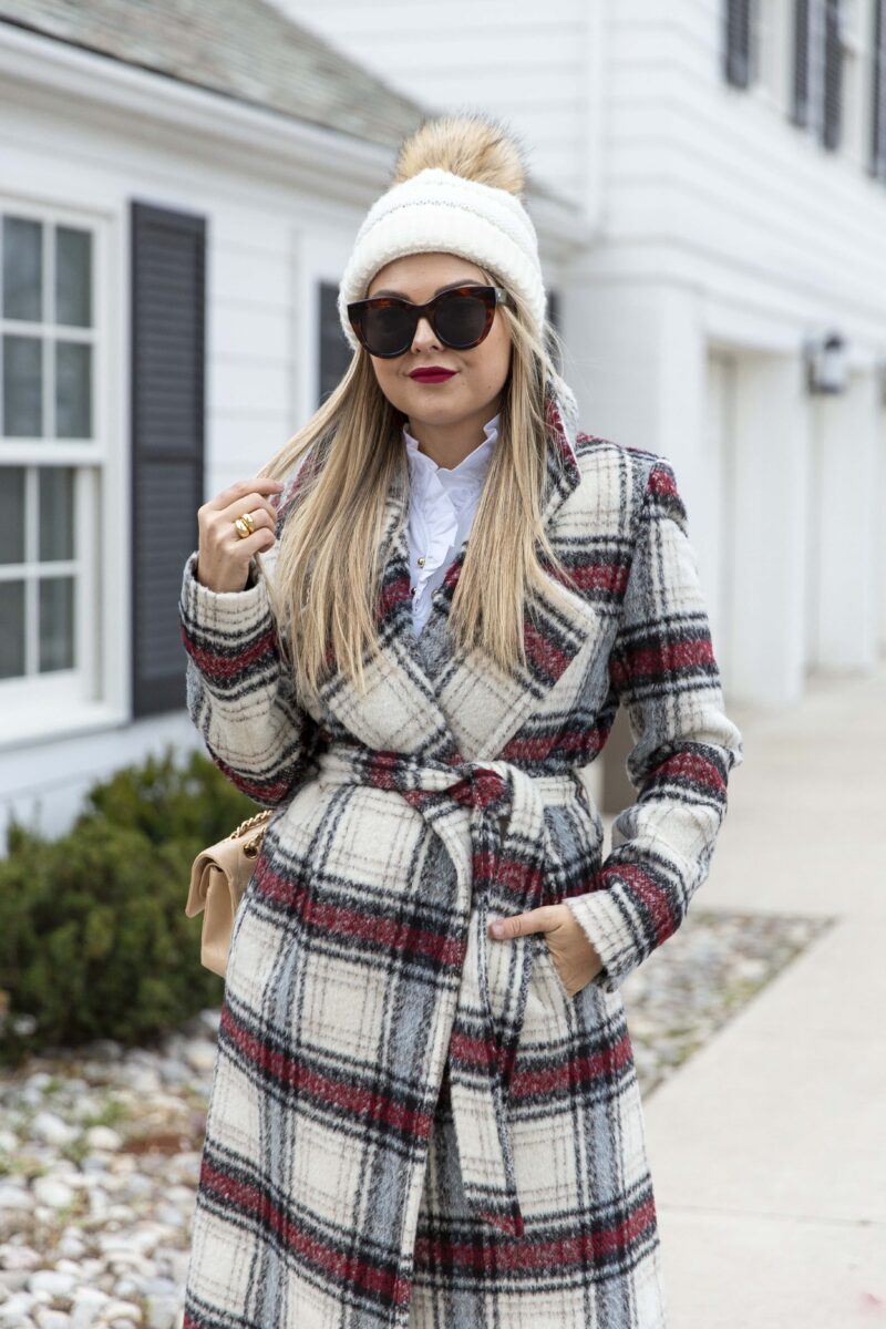 Sentaler Plaid Notched Jacket - Krystin Lee